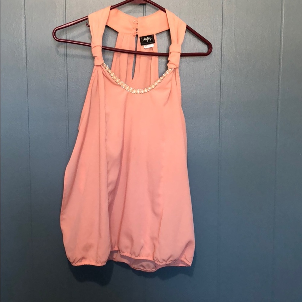 Peachy dress top